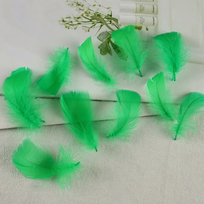 4-8 εκ. Φτερά χήνας Φυσικό Φτερό Swan Samll Diy Color Flutter Plume Stage Στολισμός Γάμου Floating Plumas Spatter Balloon