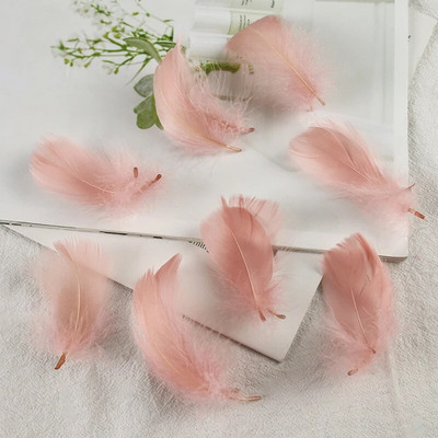 4-8 εκ. Φτερά χήνας Φυσικό Φτερό Swan Samll Diy Color Flutter Plume Stage Στολισμός Γάμου Floating Plumas Spatter Balloon