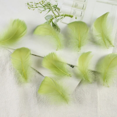 4-8 εκ. Φτερά χήνας Φυσικό Φτερό Swan Samll Diy Color Flutter Plume Stage Στολισμός Γάμου Floating Plumas Spatter Balloon