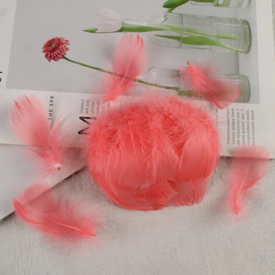 4-8 εκ. Φτερά χήνας Φυσικό Φτερό Swan Samll Diy Color Flutter Plume Stage Στολισμός Γάμου Floating Plumas Spatter Balloon