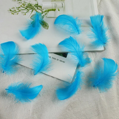 4-8 εκ. Φτερά χήνας Φυσικό Φτερό Swan Samll Diy Color Flutter Plume Stage Στολισμός Γάμου Floating Plumas Spatter Balloon