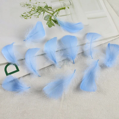 4-8 εκ. Φτερά χήνας Φυσικό Φτερό Swan Samll Diy Color Flutter Plume Stage Στολισμός Γάμου Floating Plumas Spatter Balloon