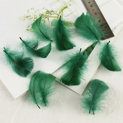 4-8 εκ. Φτερά χήνας Φυσικό Φτερό Swan Samll Diy Color Flutter Plume Stage Στολισμός Γάμου Floating Plumas Spatter Balloon