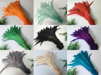 10 buc/lot pene de coadă de cocoș natural 25-30CM 10-12" pene de fazan pentru artizanat decorațiuni de nuntă DIY haine plumas