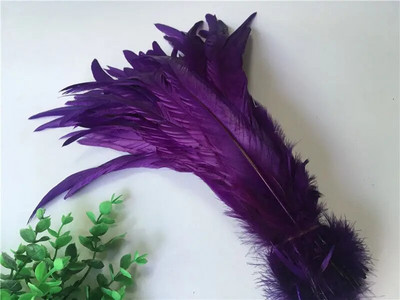 10 buc/lot pene de coadă de cocoș natural 25-30CM 10-12" pene de fazan pentru artizanat decorațiuni de nuntă DIY haine plumas