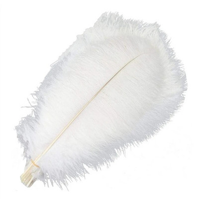 10 buc. pene de strut pentru lucrari de ac 15-20 cm 6-8" pene albe de strut bricolaj artizanat carnaval accesorii nunta decorare