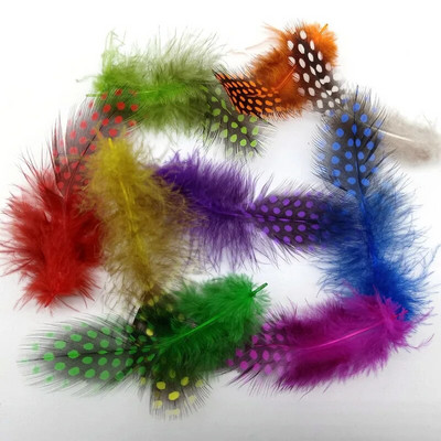 100 buc/lot pene de bibilici vopsite natural fazan Totul pentru handmade Accesorii exotice DIY Decoratiuni pentru par pentru petreceri Pene