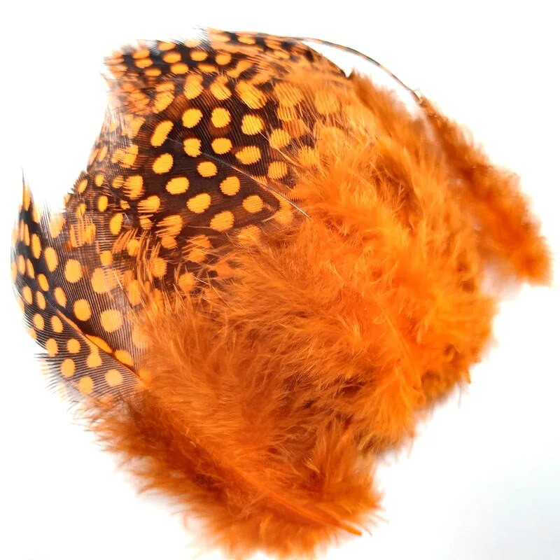 100 vnt/part Natūraliai dažytos perlinės vištos plunksnos Fazanas Viskas rankų darbo Egzotiški aksesuarai „Pasidaryk pats“ vakarėlio plaukų puošmena.