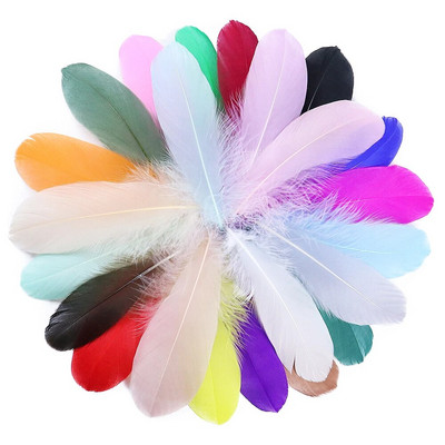 Pene de gâscă albă de 10-15 cm pentru meșteșuguri, plutire moale, pene de lebădă, fabricare de bijuterii, accesorii de nuntă, decorare, artizanat, penne