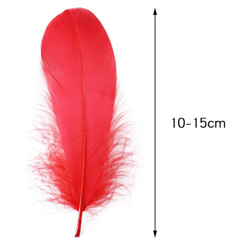10-15 cm Baltos žąsies plunksnos amatams Minkštos plūduriuojančios gulbės plunksnos Papuošalai Gamyba Vestuviniai Aksesuarai Dekoracija Rankdarbiai Plunksnos