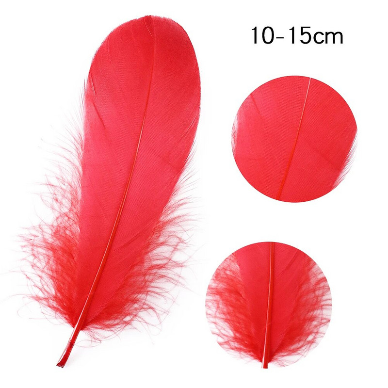 10-15 cm Baltos žąsies plunksnos amatams Minkštos plūduriuojančios gulbės plunksnos Papuošalai Gamyba Vestuviniai Aksesuarai Dekoracija Rankdarbiai Plunksnos