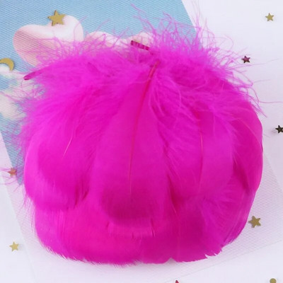 Pene colorate 3-8cm Penne plutitoare mici de gâscă Decor de scenă pentru festivaluri DIY bijuterii lucrate manual Accesorii pentru îmbrăcăminte