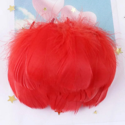 Pene colorate 3-8cm Penne plutitoare mici de gâscă Decor de scenă pentru festivaluri DIY bijuterii lucrate manual Accesorii pentru îmbrăcăminte