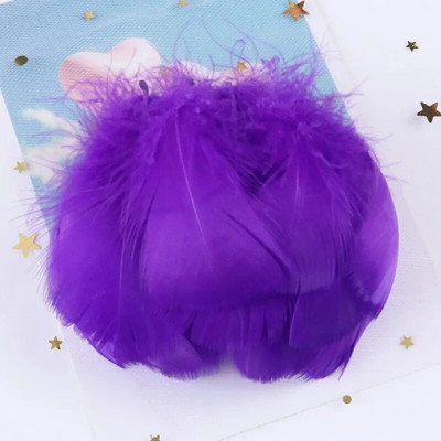 Pene colorate 3-8cm Penne plutitoare mici de gâscă Decor de scenă pentru festivaluri DIY bijuterii lucrate manual Accesorii pentru îmbrăcăminte