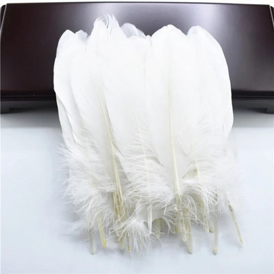 Shell roz pene de gâscă naturală pentru haine 5-7"/12-18cm Accesorii pentru decorarea casei Pene pentru bijuterii