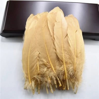 Shell roz pene de gâscă naturală pentru haine 5-7"/12-18cm Accesorii pentru decorarea casei Pene pentru bijuterii