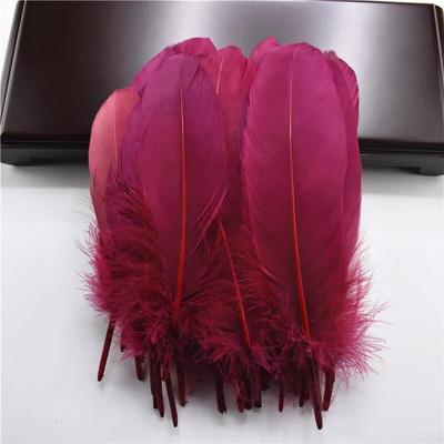 Shell roz pene de gâscă naturală pentru haine 5-7"/12-18cm Accesorii pentru decorarea casei Pene pentru bijuterii