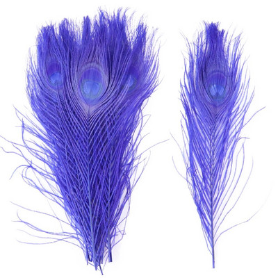25-30 CM pene de păun colorate pene naturale pentru ochi mari 10-12 inci haine de nuntă pentru acasă Decorare pentru petreceri Accesorii DIY