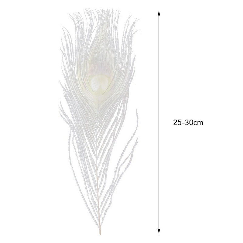 25-30 CM Värviline paabulinnu sulg Looduslikud suured silmad sulg 10-12 tolli pulmade koduriided peokaunistused isetegemise tarvikud