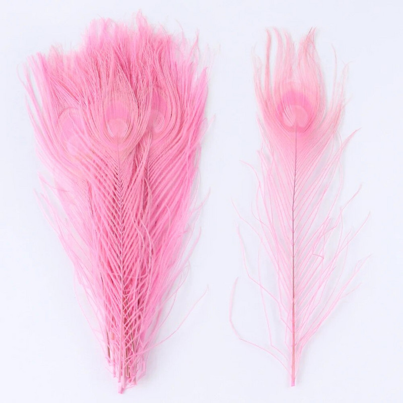 25-30 CM Värviline paabulinnu sulg Looduslikud suured silmad sulg 10-12 tolli pulmade koduriided peokaunistused isetegemise tarvikud