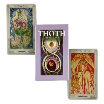 Thoth Tarot Cards A 78 Deck Oracle English Divination Edition Borad Παίζοντας Παιχνίδια