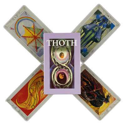 Thothi tarokaardid 78 tekiga Oracle English Divination Edition Borad Mängumängud