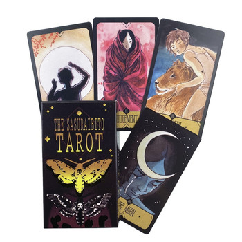 Della Luna Tarot Cards Illustrated Edition Επιτραπέζια παιχνίδια υψηλής ποιότητας For Fate Divination Party Entertainment Oracle Deck