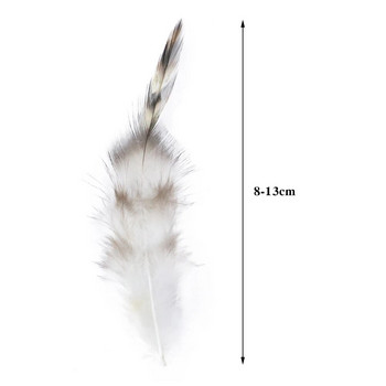 50 БР. Естествени петлеви пера Фазанови пера 10-15 см за Направи си сам Материали за връзване на мухи Аксесоари Занаяти Декорация на пера