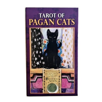 Котки Pagan Cat 10.7x6.3 Размер Oracle Карти Таро Парти Лично развлечение Ръководство за четене Настолна игра с карти