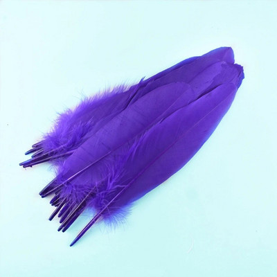 50 buc. Pene naturale de gâscă Pene Artizanat DIY Pene albastre regale Petrecere de nuntă Plumas Fabricare bijuterii Accesorii decorative 13-18CM