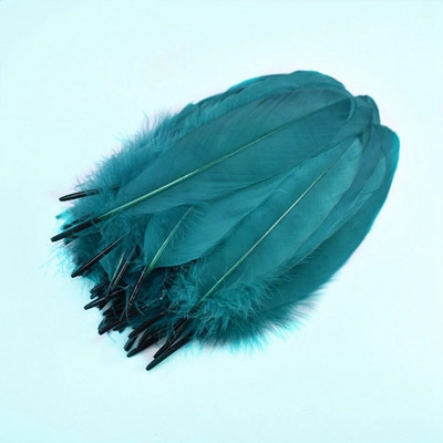 50 buc. Pene naturale de gâscă Pene Artizanat DIY Pene albastre regale Petrecere de nuntă Plumas Fabricare bijuterii Accesorii decorative 13-18CM