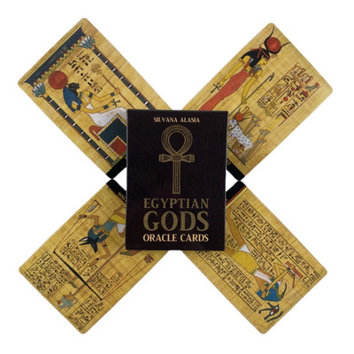 Egyptian Gods Oracle Cards A 36 English Divination Edition Deck Borad Games