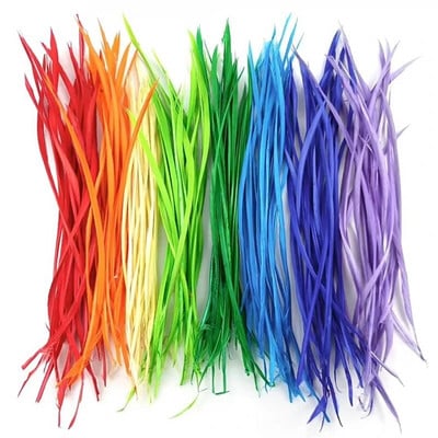 Pene de gâscă colorate, negru, alb, pentru păr, pene, pentru meșteșuguri, decorațiuni de aci, carnaval, decor pentru prins de vise, pentru haine