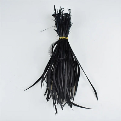 Pene de gâscă colorate, negru, alb, pentru păr, pene, pentru meșteșuguri, decorațiuni de aci, carnaval, decor pentru prins de vise, pentru haine