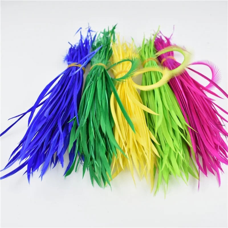 Spalvingos juodos baltos žąsies plunksnos plaukams Plunksnos amatams Rankdarbių dekoravimas Carnaval Dream Catcher Dekoras rūbams