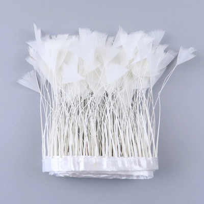 Trim cu pene de curcan de marabu 8-10cm Decoratiuni pentru petrecere Rochie de mireasa Haine Cusut Bijuterii Accesorii Artizanat Pene 1 metru