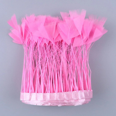 Trim cu pene de curcan de marabu 8-10cm Decoratiuni pentru petrecere Rochie de mireasa Haine Cusut Bijuterii Accesorii Artizanat Pene 1 metru