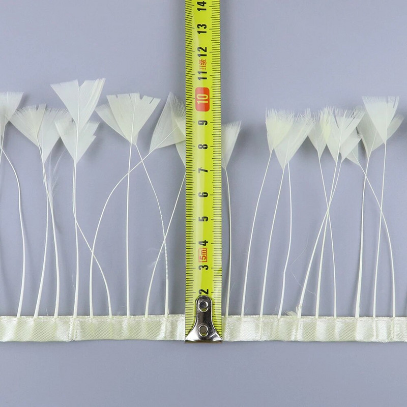 Marabou kalakutų plunksnų apdaila 8-10 cm dekoracija vakarėliui Vestuvinė suknelė Drabužiai Siuvimas Papuošalai Aksesuarai Amatai Plunksna 1 metras