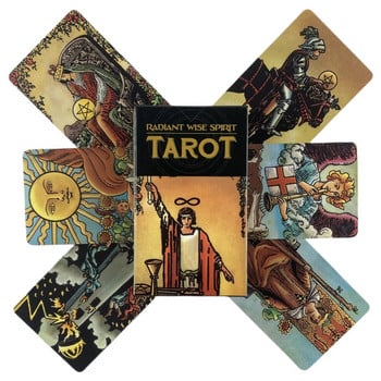 Radiant Wise Spirit Cards Tarot A 78 Rider Deck Oracle English Visions Divination Edition Borad Παίζοντας Παιχνίδια