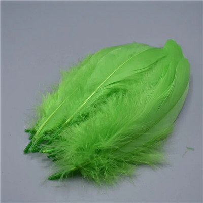 Natura Mentă Verde Gâscă Nagoire Pene pentru artizanat penaj 5-7 inch/13-18CM Bijuterii Accesorii pentru îmbrăcăminte Decorare nuntă