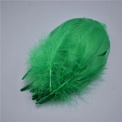 Natura Mentă Verde Gâscă Nagoire Pene pentru artizanat penaj 5-7 inch/13-18CM Bijuterii Accesorii pentru îmbrăcăminte Decorare nuntă