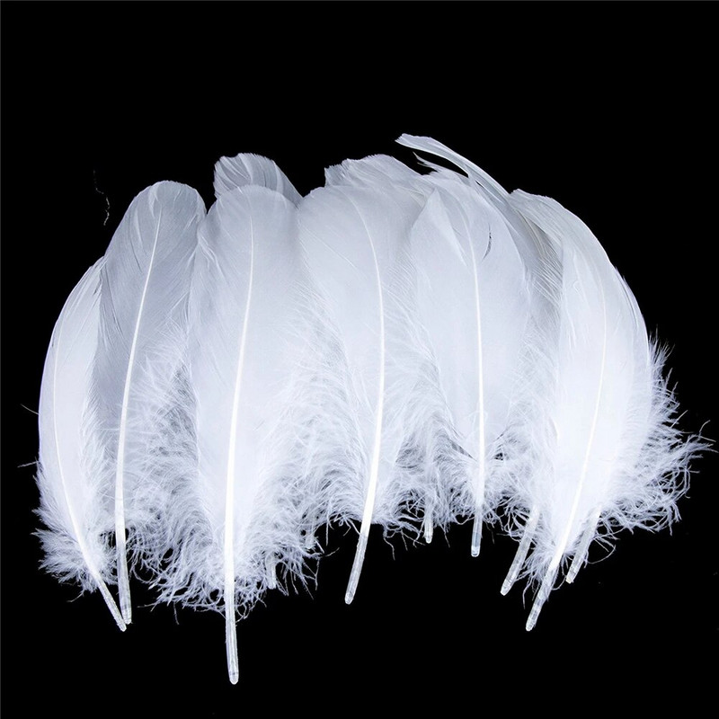 Nature Peppermint Green Goose Nagoire Feathers for craft plumes 5-7 inch/13-18CM Nakit Odjevni dodaci Vjenčani ukrasi