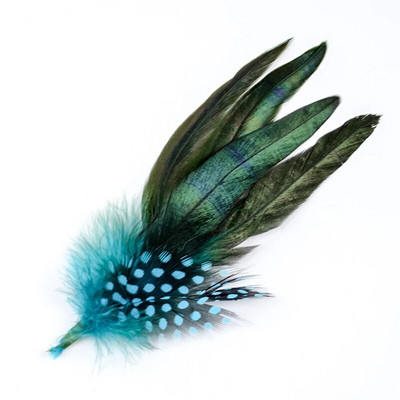 Pene naturale de fazan de pui de flori Accesoriu pentru căciulă de pălărie Clip pentru costum de petrecere Bijuterii de decorare penne