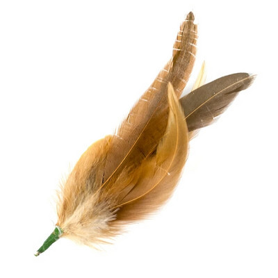 Pene naturale de fazan de pui de flori Accesoriu pentru căciulă de pălărie Clip pentru costum de petrecere Bijuterii de decorare penne