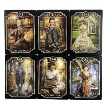 Fin De Siecle Kipper Oracle Cards A 39 Tarot English Visions Divination Edition Fortune Telling Deck Borad Playing Games