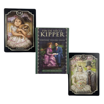 Fin De Siecle Kipper Oracle Cards A 39 Tarot English Visions Divination Edition Fortune Telling Deck Borad Παίζοντας παιχνίδια