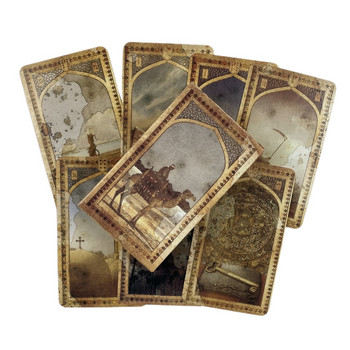 The Evil Moon Cards Tarot Divination Deck English Versions Edition Oracle Board Παίζοντας επιτραπέζιο παιχνίδι μελάνι για πάρτι
