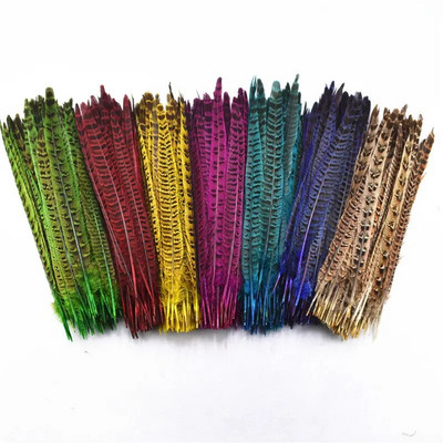 10Pcs/Lot Female Pheasant Tail Feathers 25-30CM/10-12" Natural Pheasant Feathers for Crafts Διακοσμήσεις γάμου Διακόσμηση φτερών