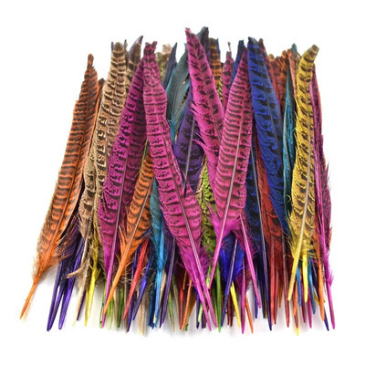 10 buc/lot pene de coadă de fazan femelă 25-30CM/10-12" pene naturale de fazan pentru artizanat Decorațiuni de nuntă Decor pene