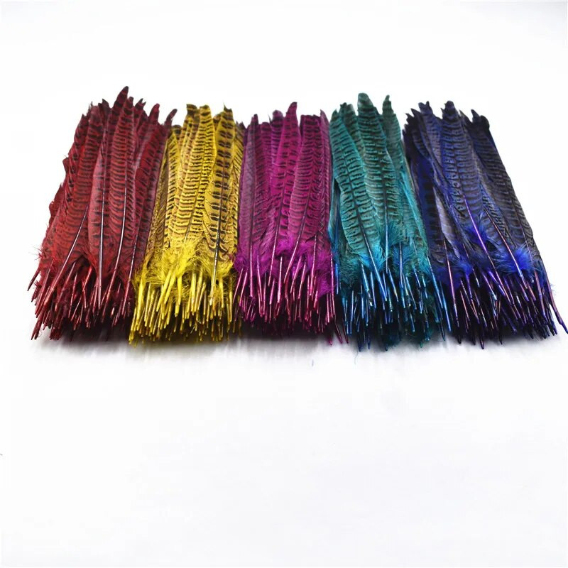 10 vnt./part. Moteriškos fazano uodegos plunksnos 25-30cm/10-12" Natūralios fazano plunksnos amatams Vestuvių papuošimams Plunksnų dekoras